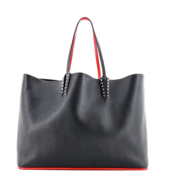 Christian Louboutin Cabata Ingrain Leather East West Large Tote - Picture 1 of 12